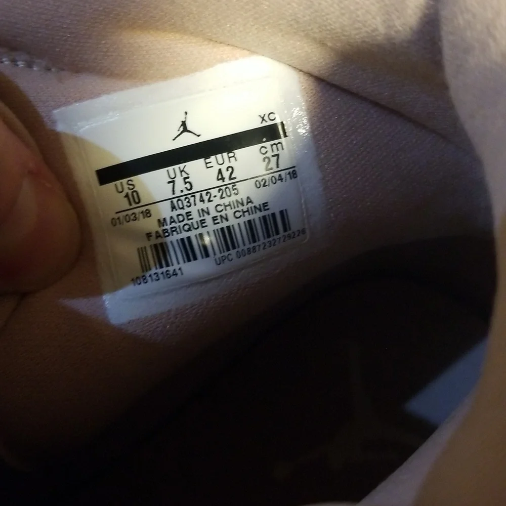 NIKE Air Jordan 10 Women Hightop Balarina Pink Suede Zip up EXCELLENT condition - Picture 16 of 17